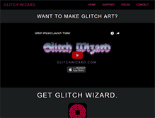 Tablet Screenshot of glitchwizard.com
